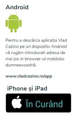 aplicatii jocuri vlad cazino mobile