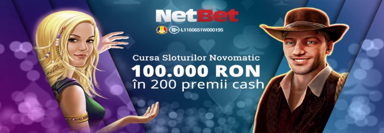 Netbet Casino Cursa Sloturilor cu Novomatic
