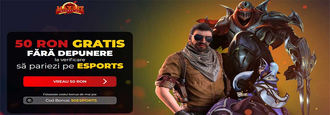 50 ron gratis pariuri esports maxbet