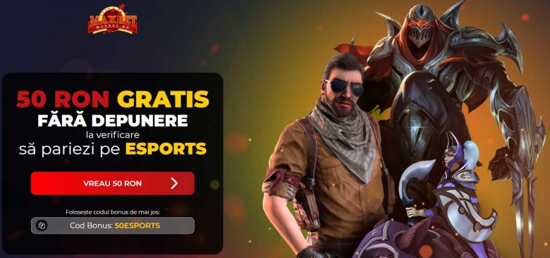 50 ron gratis pariuri esports maxbet