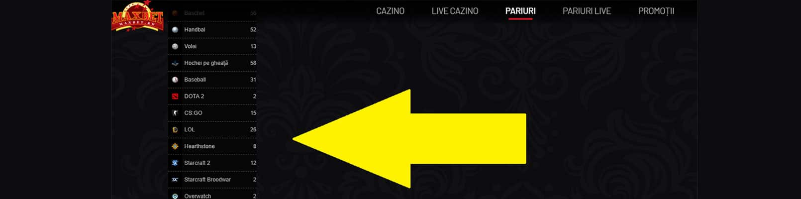 pariuri esports Maxbet online