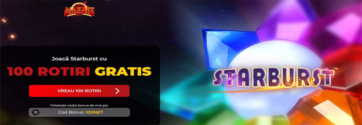 bonus maxbet 100 rotiri gratuite