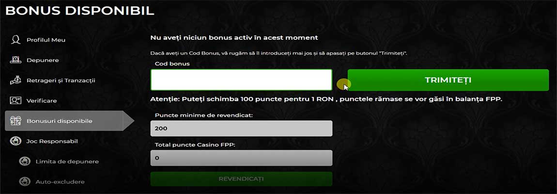 cod bonus maxbet 100 rotiri