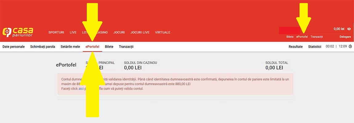 cum se face o depunere casa pariurilor