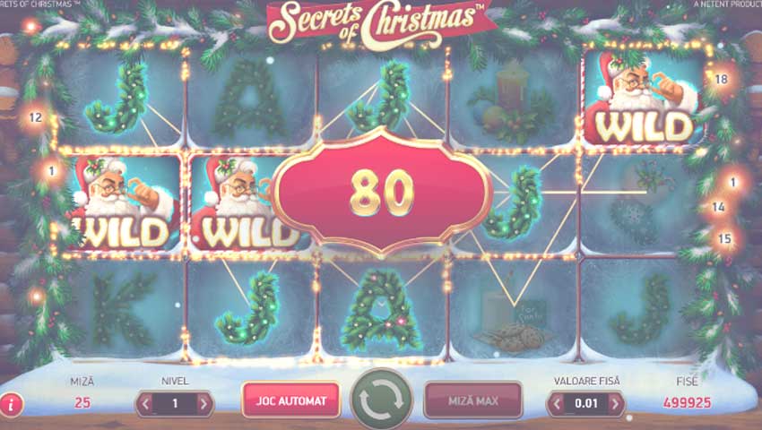 ecran de joc secret of christmas