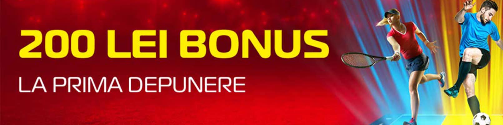 200 RON bonus de bun venit casa pariurilor
