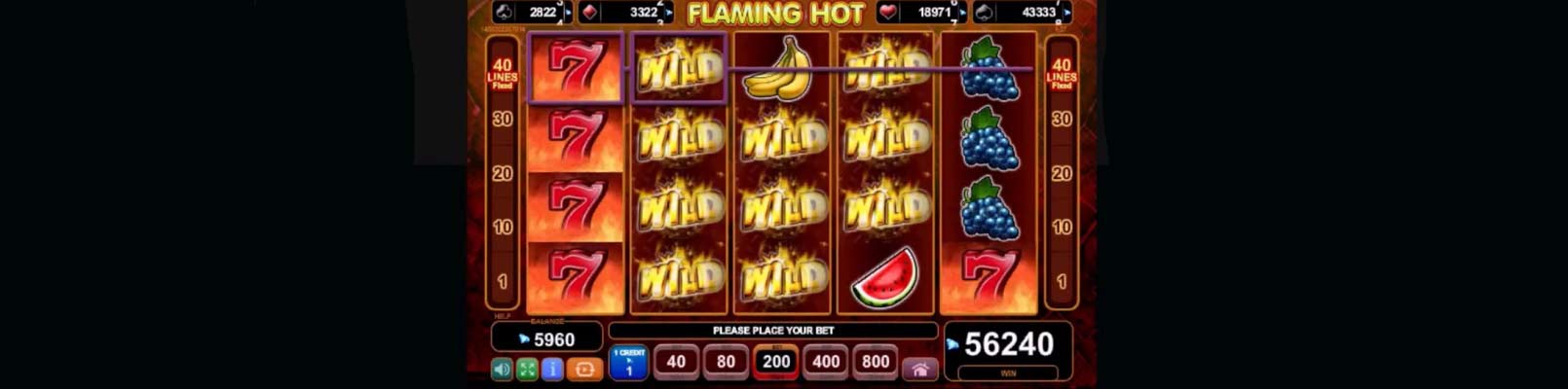 jackpot netbet flaming hot 40