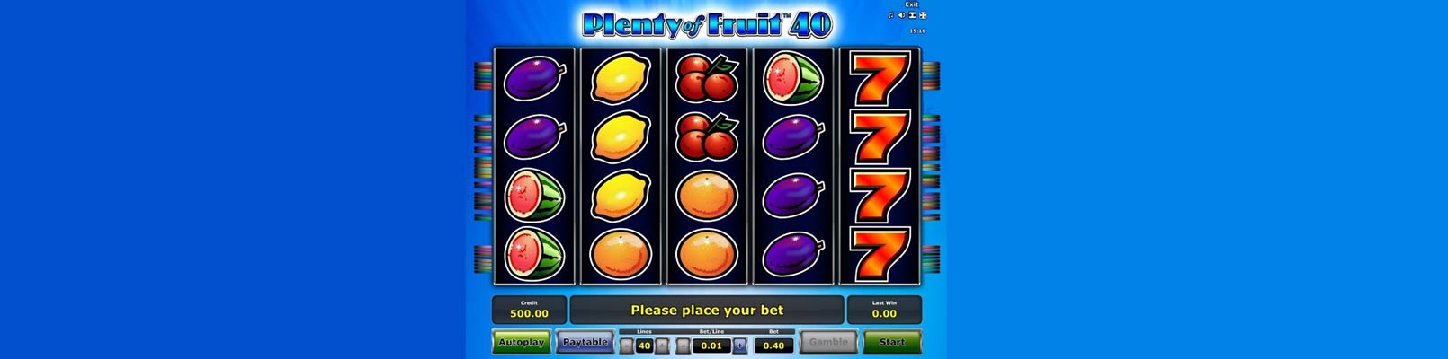 plenty of fruite - top 3 jocuri online cu castiguri reale in bani