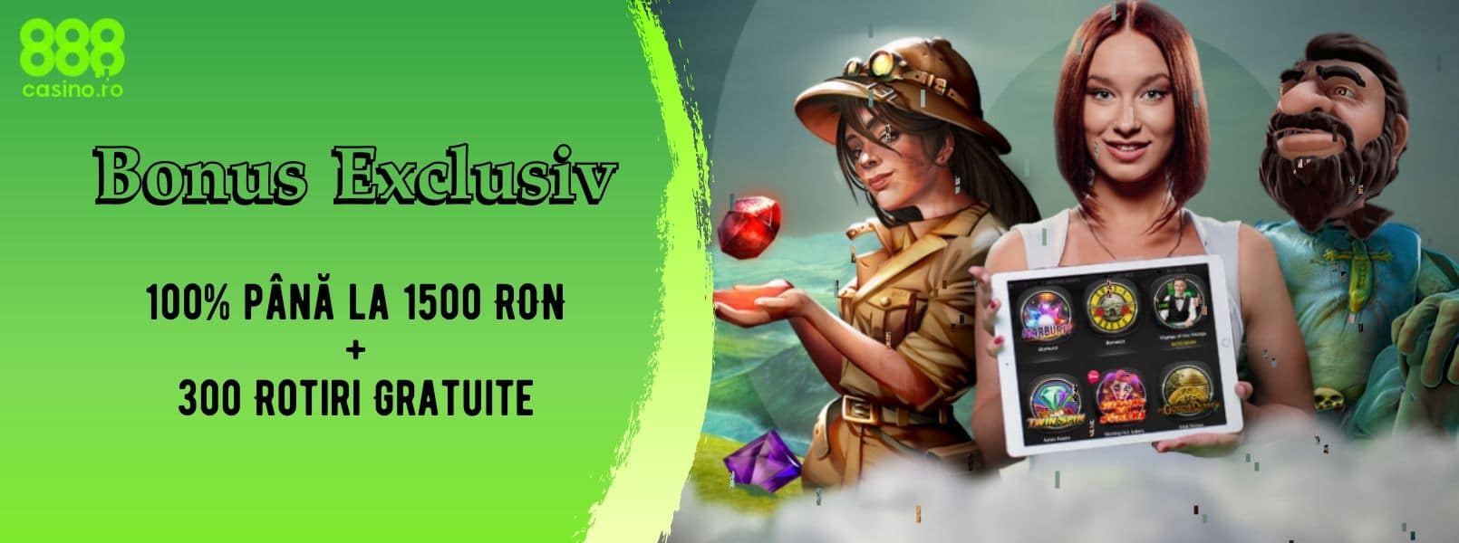 oferta cu 300 rotiri gratuite 888 la casino online