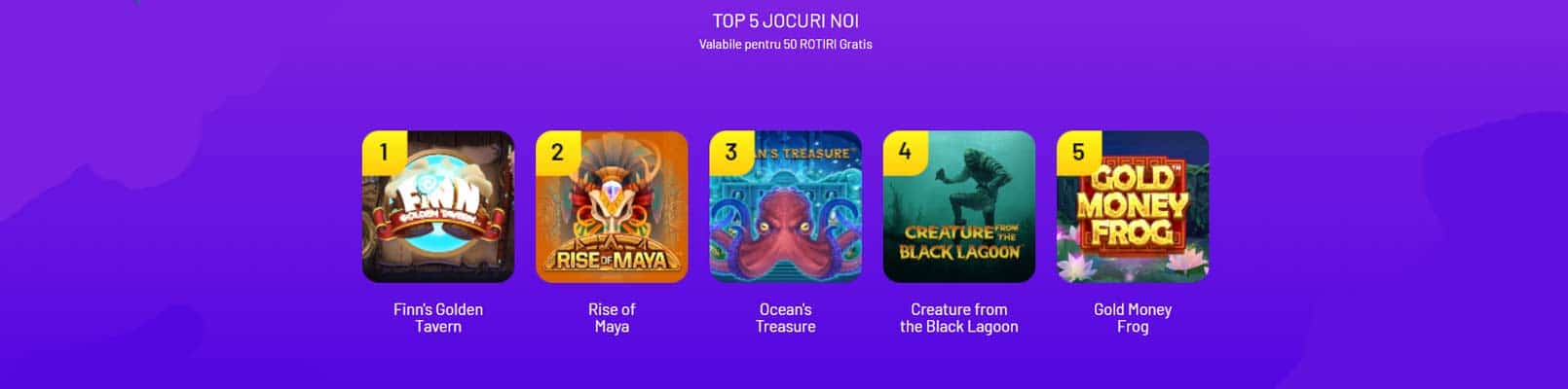 jocuri 50 free spins fără depunere maxbet