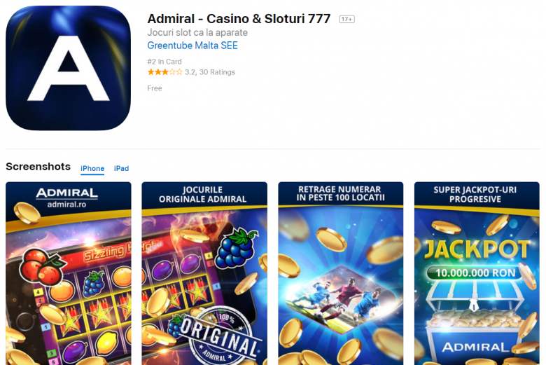admiral mobil aplicatie apple store