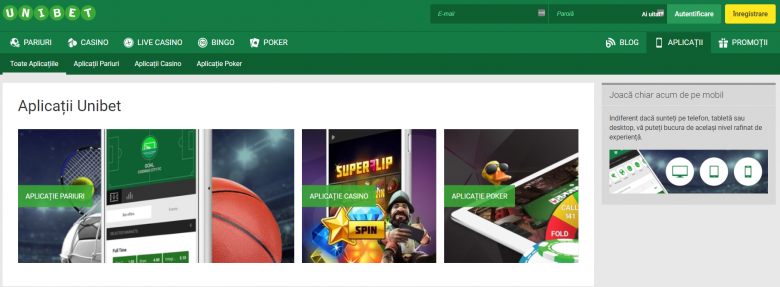 unibet mobie online