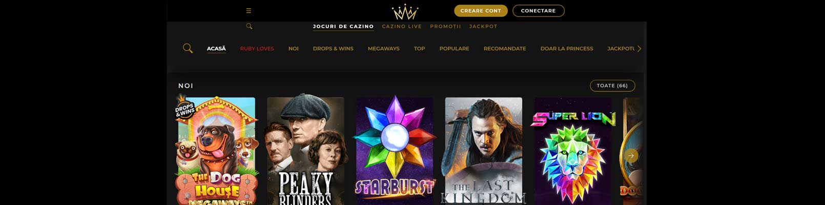 interfata site princess casino