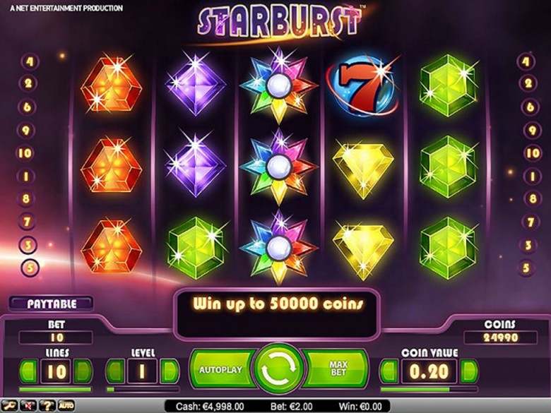 cod bonus netbet starburst