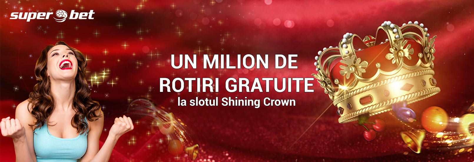 oferta cu un milion de rotiri gratuite shining crown