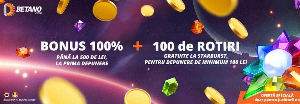 bonus betano 100 rotiri gratis la sloturi