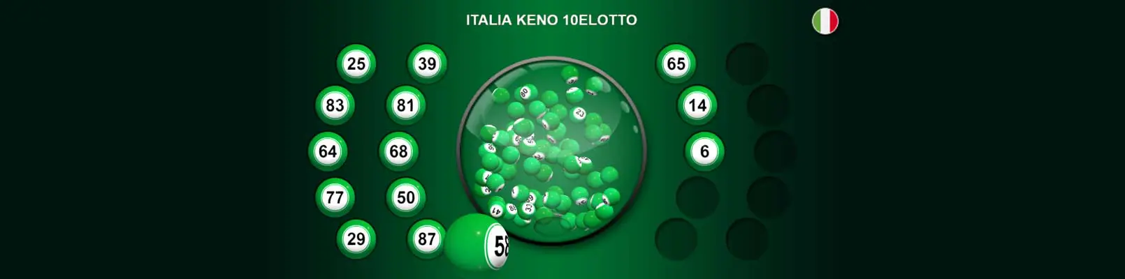 extrageri loto italia keno