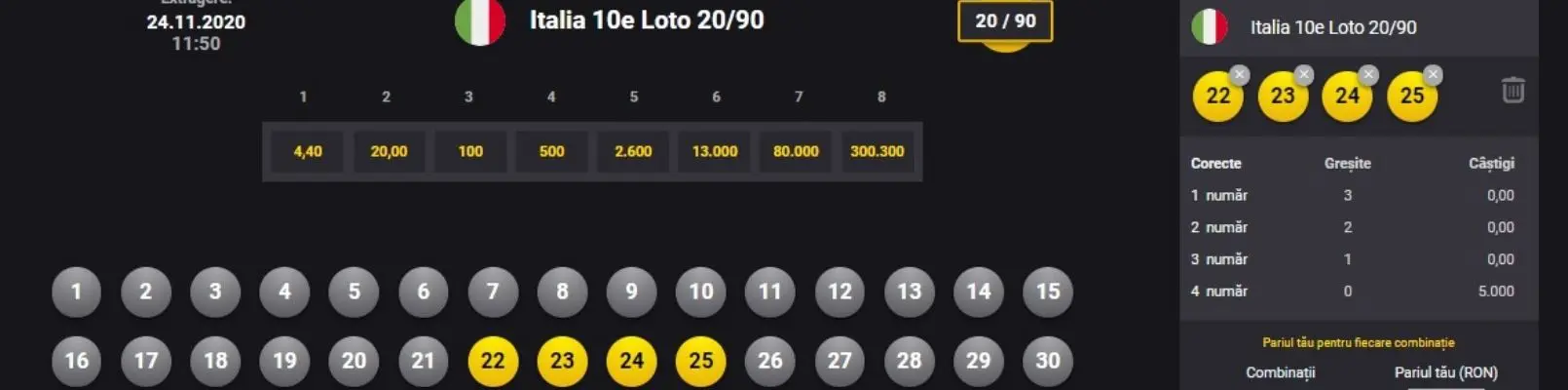 loto win for life italia keno