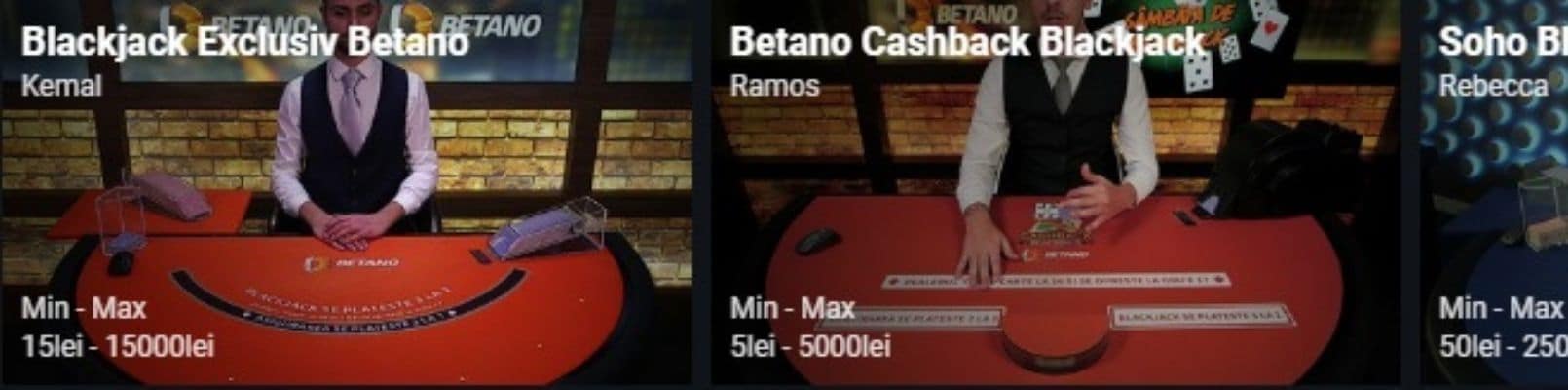 blackjack betano cashback