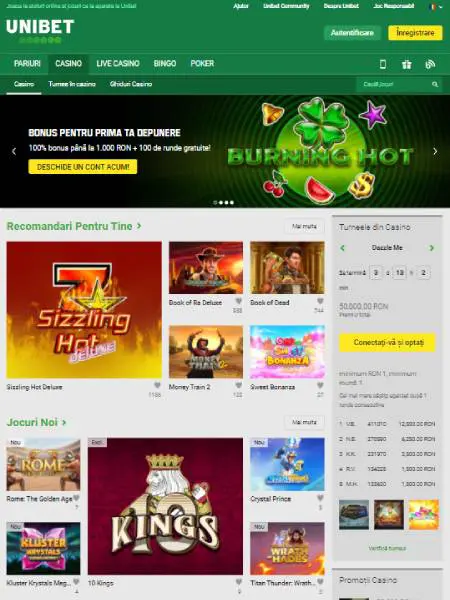 unibet romania platforma