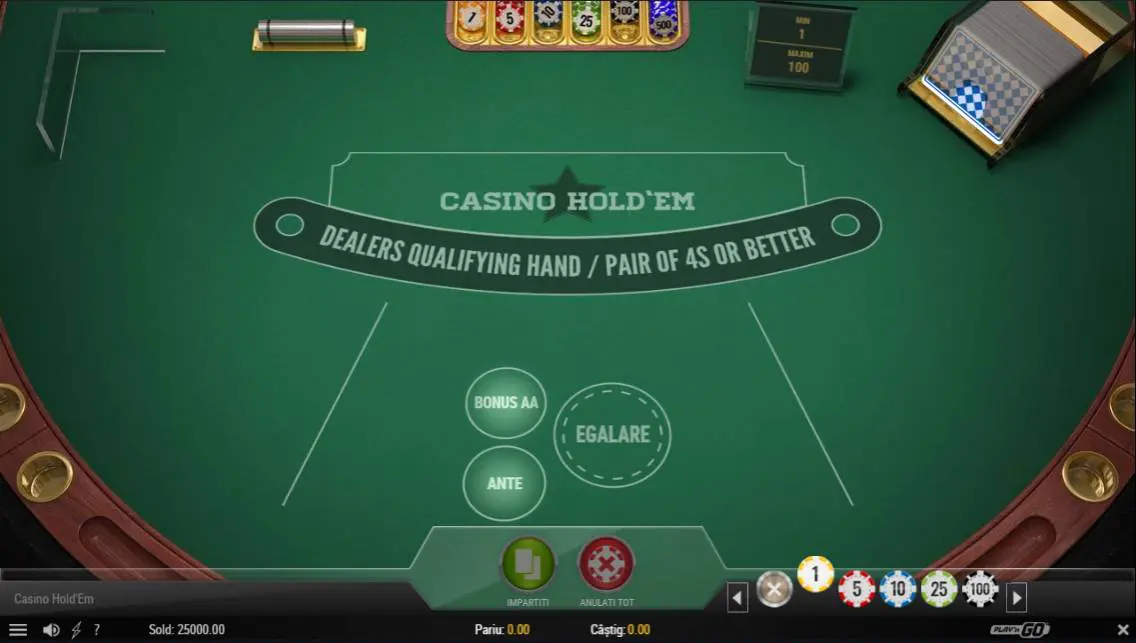 holdem poker ca la aparate betano