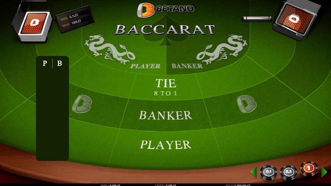 original baccarat betano