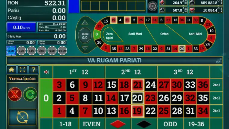 ruleta maxbet virtual