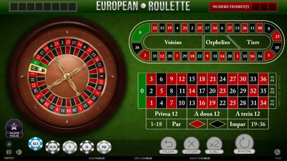 ruleta superbet europeana