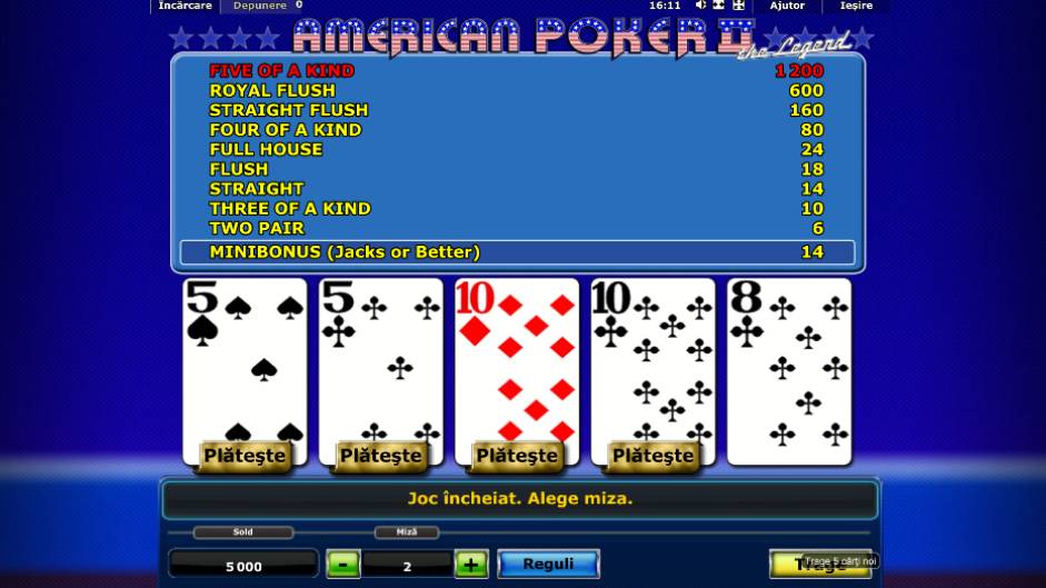 admiral poker american casino