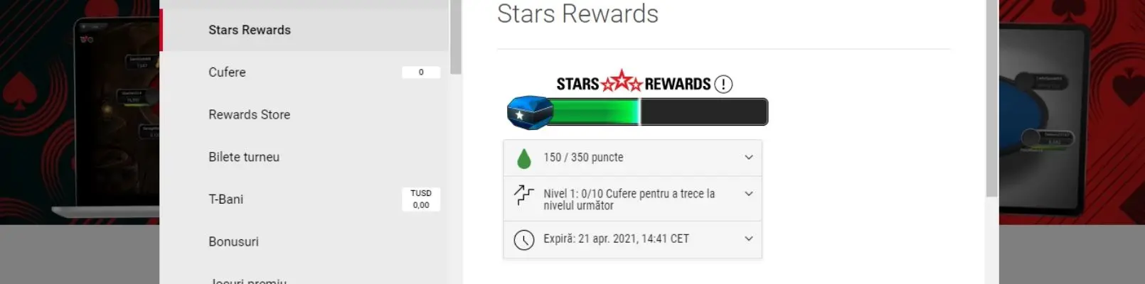 program pokerstars bonus