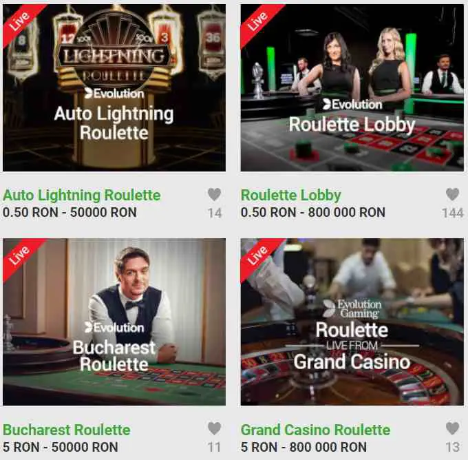 ruleta unibet live