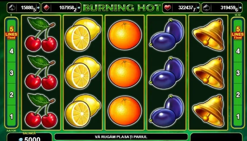 sloturi unibet burning hot online