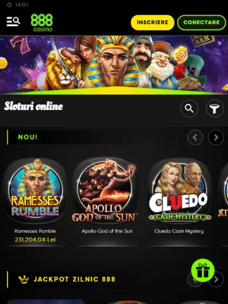 jocurile 888 casino romania