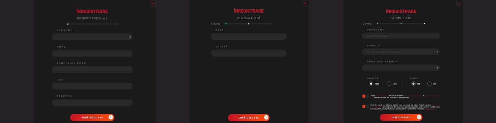 formular inregistrare maxbet casino