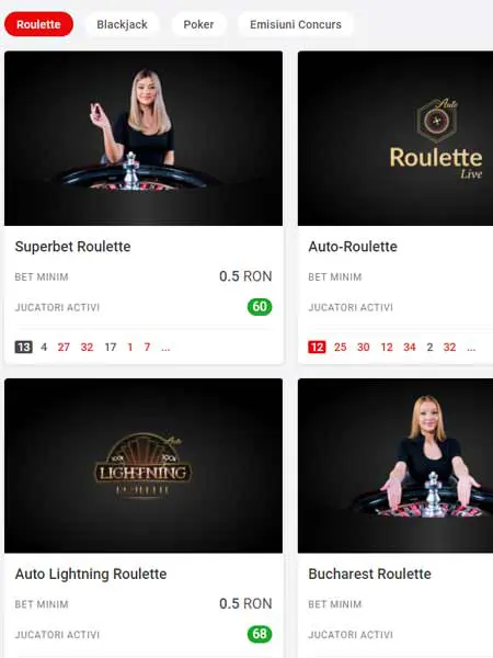 superbet roulette