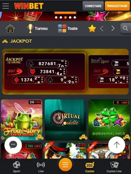 jackpots winbet casino