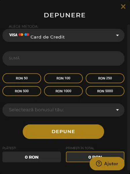 depunere princess casino visa