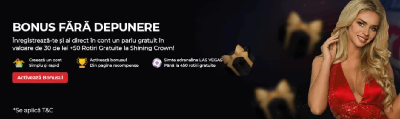 las vegas bonus fara depunere shining