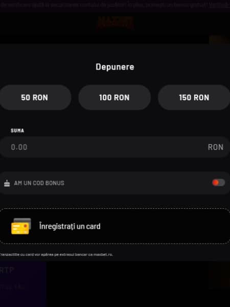 cazinouri card de credit retragere