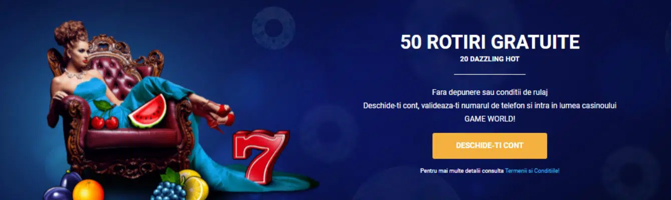 game world bonus fara depunere casino