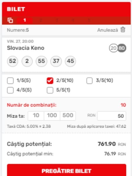 superbet slovacia keno