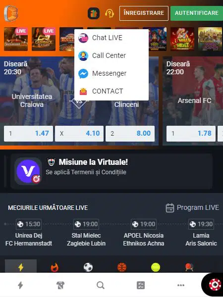 betano contact livechat