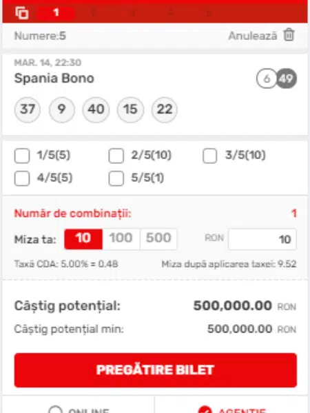 loto spania superbet