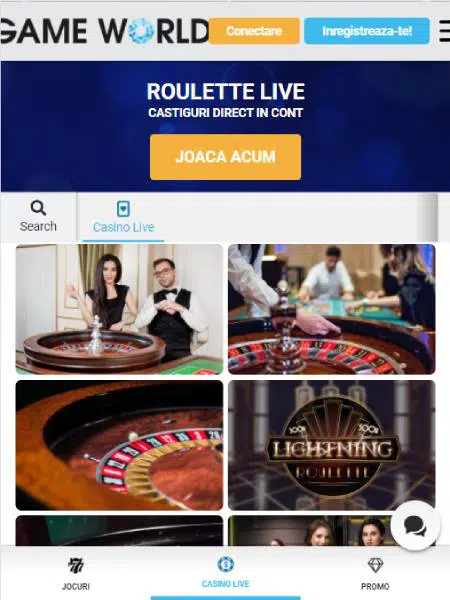 game world online roulette