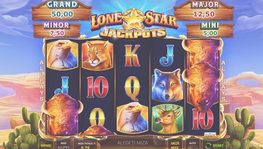 lone stars jackpots online joc