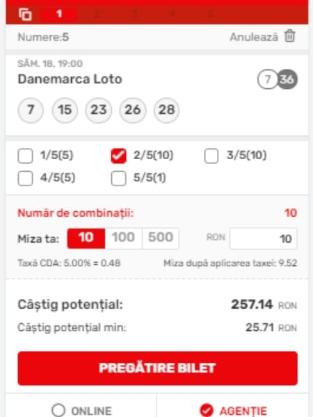 loto danemarca 7 36 cazinouri
