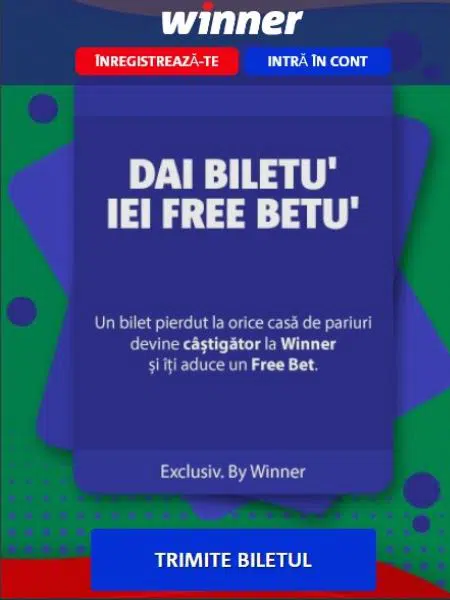 bilet winner freebet