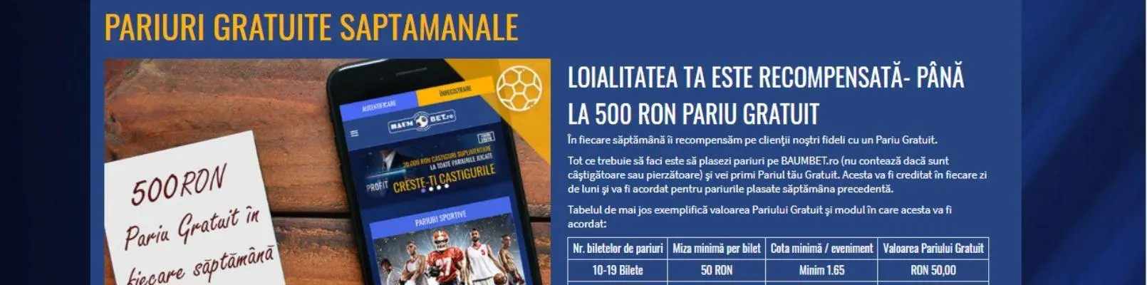 freebet baumbet ron 500