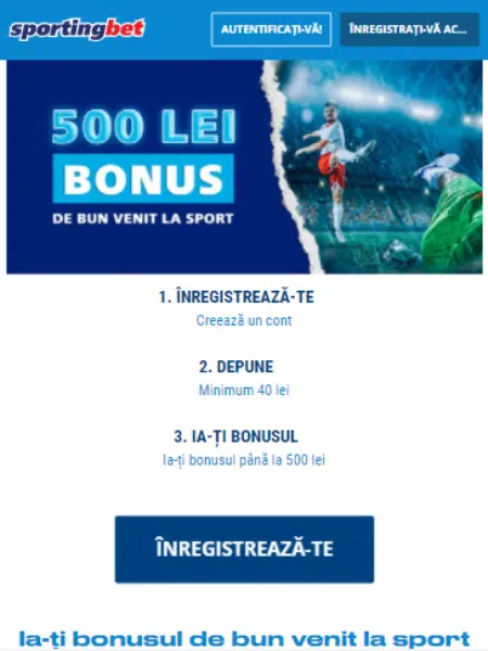 sportingbet bonus pariuri 500 ron