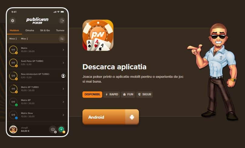 cum descarci publicwin aplicatie pe android